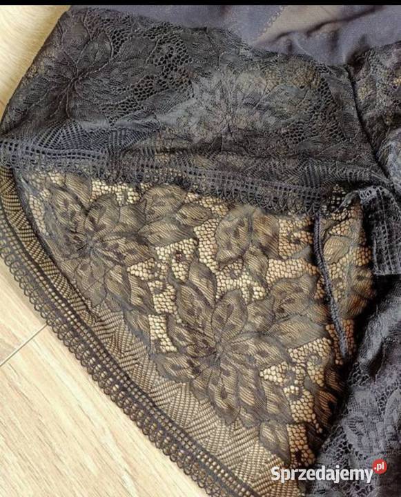 Czarne body koronkowe L czarny mazowieckie Płock