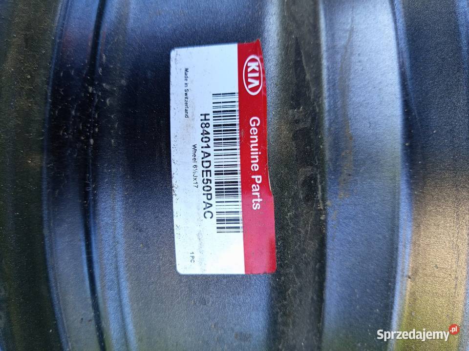 Felgi stalowe Kia 4x100 17 Hyundai Średnica 17" dolnośląskie