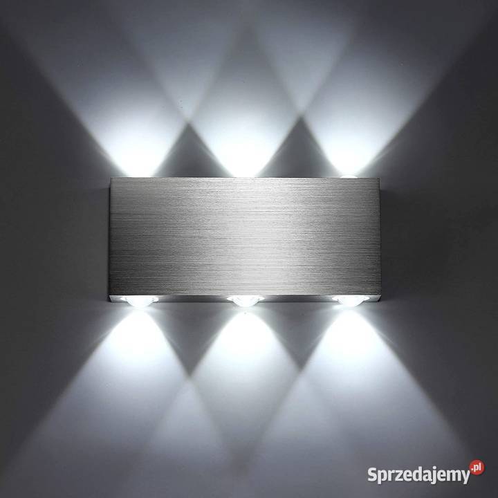 nowoczesna lampa ścienna kinkiet 6W Oświetlenie Zamość