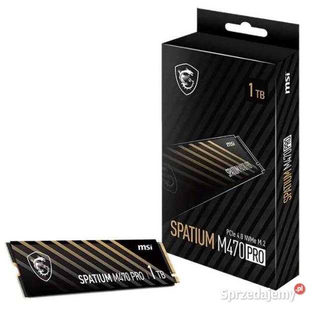 Dysk MSI Spatium M470 Pro 1TB SSD PCI Express 40 mazowieckie sprzedam
