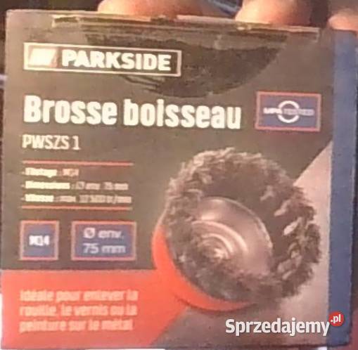 Szczotka druciana rotacyjna wyprzedaż Parkside Zestawy osprzętu Sosnowiec