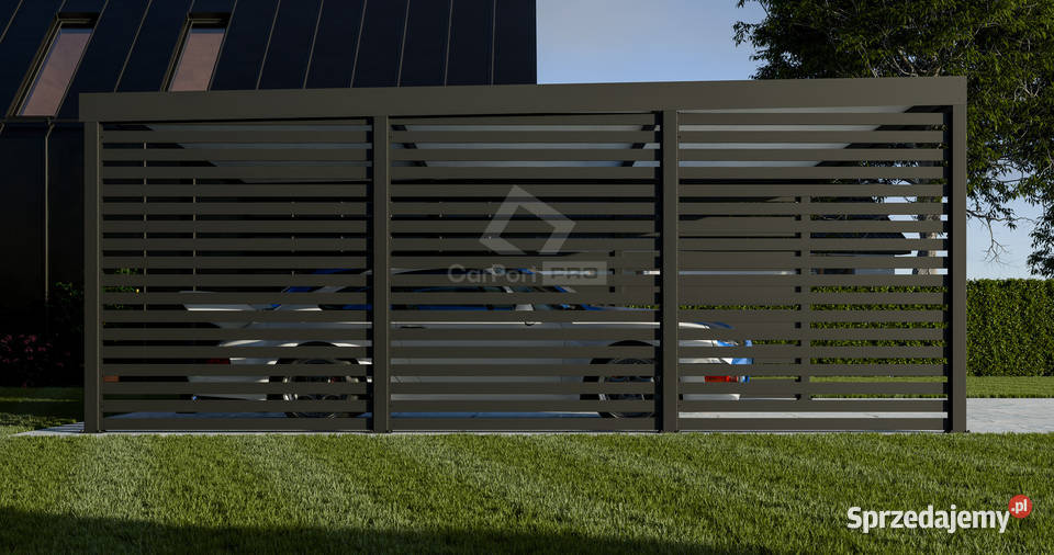 CarPort PREMIUM wiata samochodowa 6x57 antracyt Tarnobrzeg