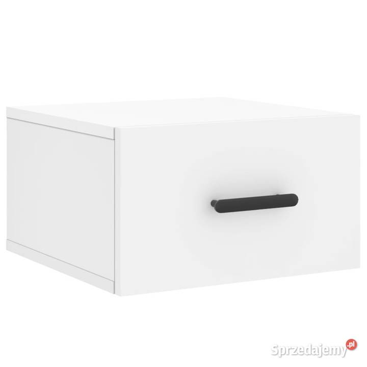 Wiszące szafki nocne 2 białe 35x35x20 WM829837