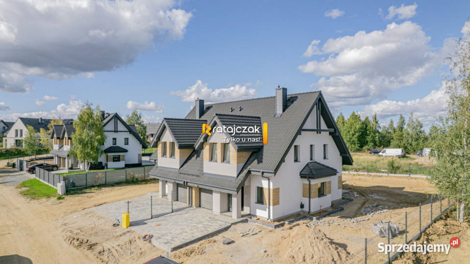 Dom bliźniak 175m2 Juszkowo Wichrowe Wzgórze pustak