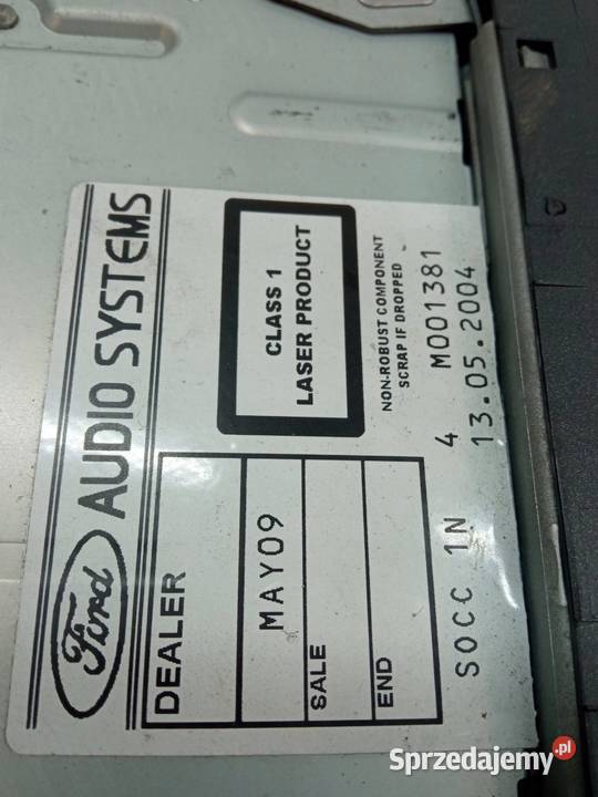 RADIO 3M5T18C815EJ Ford Focus C I 20032010 Sprzęt audio fabryczny