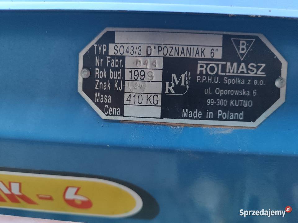 Siewnik Poznaniak 2m Skała sprzedam