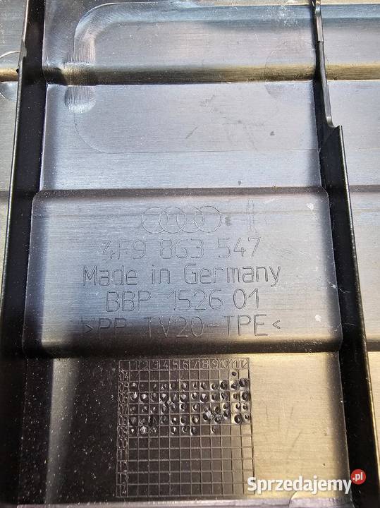 PODŁOGA BAGAŻNIKA AUDI A6 C6 AVANT 4F9863547