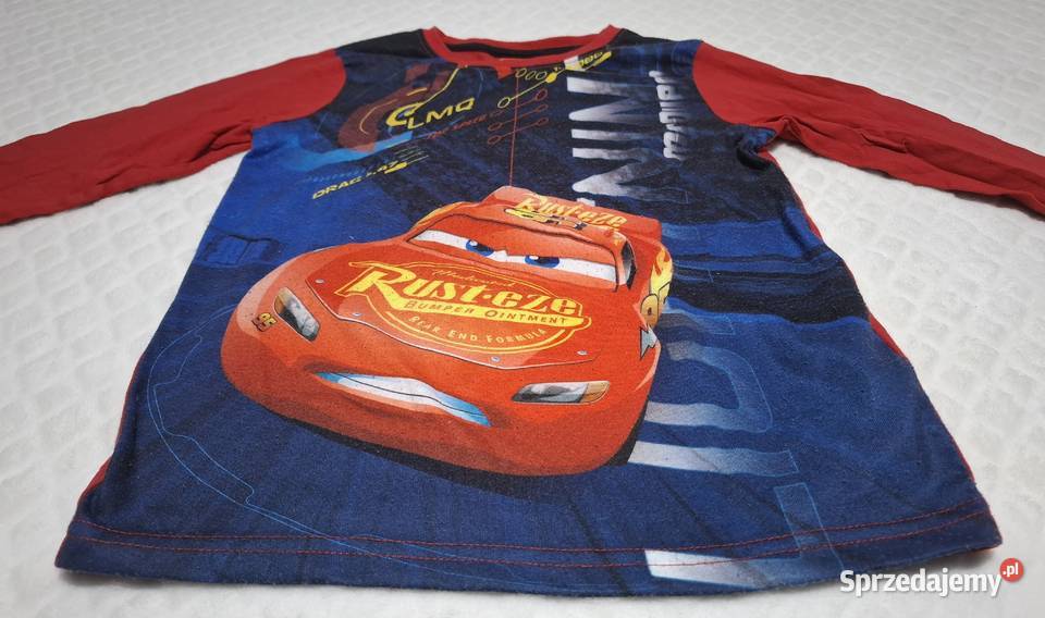 Koszulka długi rękaw chłopięca Auta Cars Disney Bluzki, koszulki i kaftaniki Czeladź