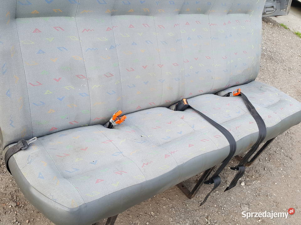 Kanapa 4os Sprinter Volkswagen Lt fotel z pasami Gniewkowo