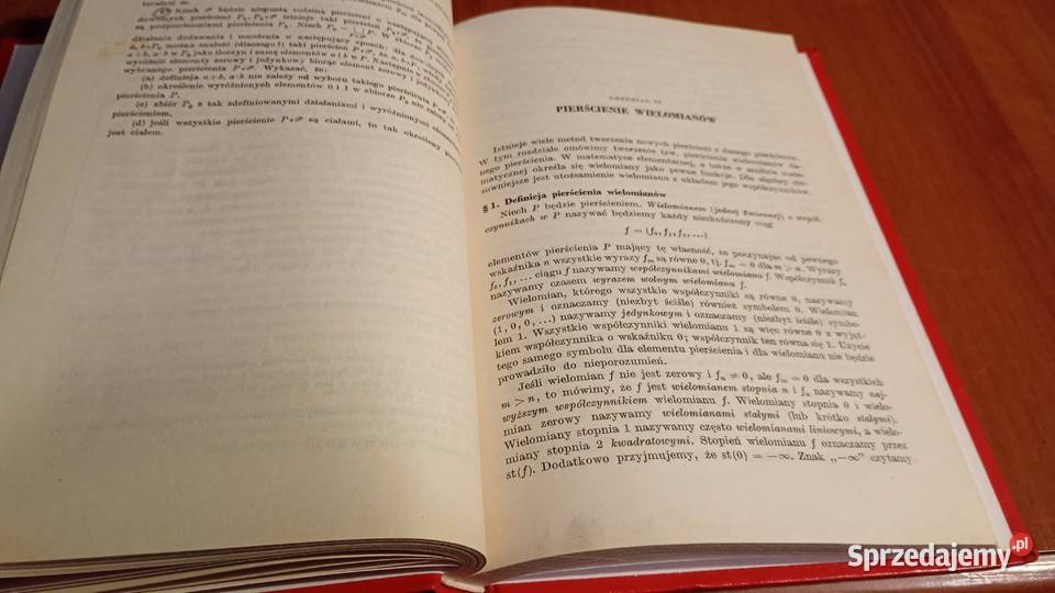 Algebra Andrzej BiałynickiBirula 1971 TWARDA matematyka pomorskie Gdańsk