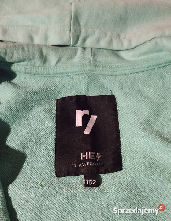 Bluza kaptur chłopca r152 suwak kieszenie Wieluń