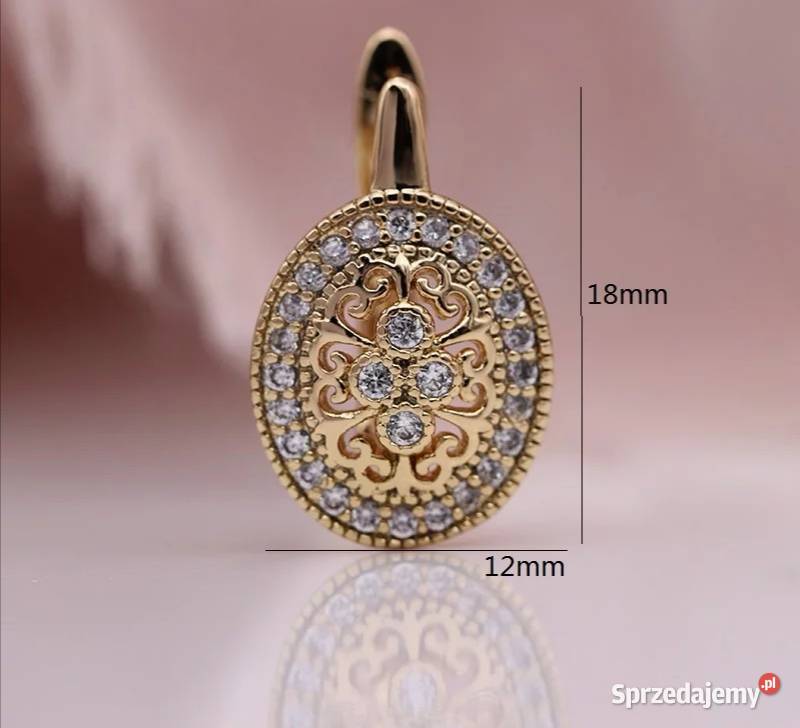 Eleganckie luksusowe kolczyki wysoka jakość zachodniopomorskie Kołobrzeg