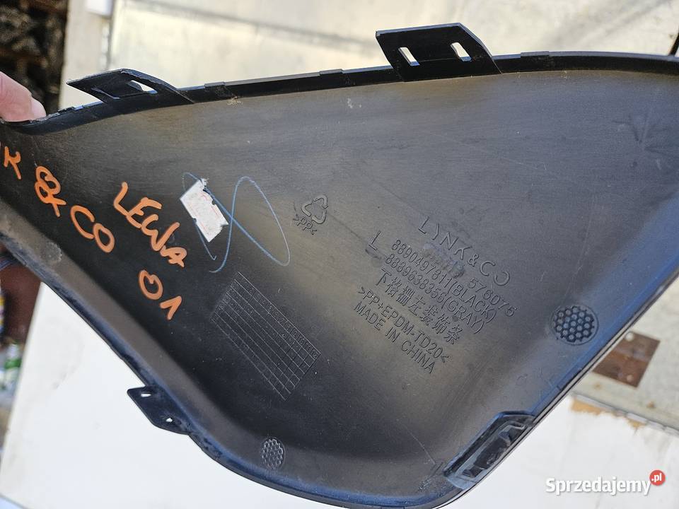 LYNKCO 01 LISTWA LEWA ZDERZAKA PRZEDNIEGO PRZÓD Listwy i nakładki wielkopolskie Międzychód sprzedam