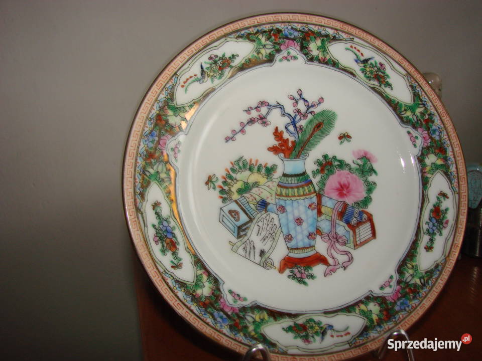 chiński porcelanowy talerz Pruszcz Gdański