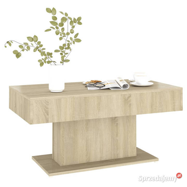 Stolik kawowy dąb sonoma 96x50x45 materiał mazowieckie Warszawa