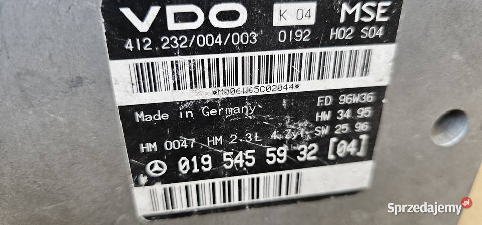 Sterownik silnika mercedes w210 w202 23b Zbąszyń