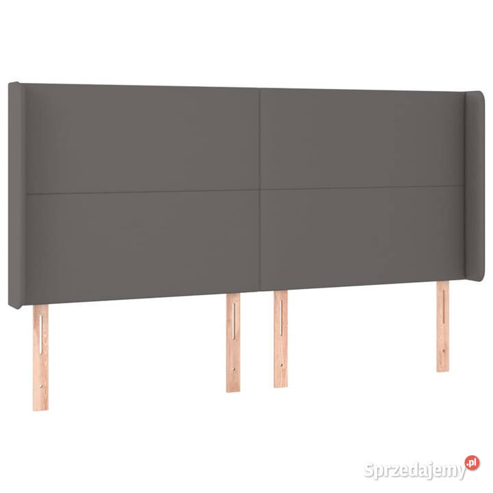 Zagłówek do łóżka z LED szary 163x16x118128 mazowieckie Warszawa