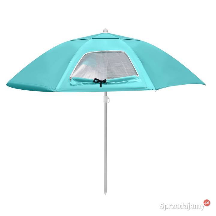 Parasol plażowy 2w1 namiot parawan składany w Poznań