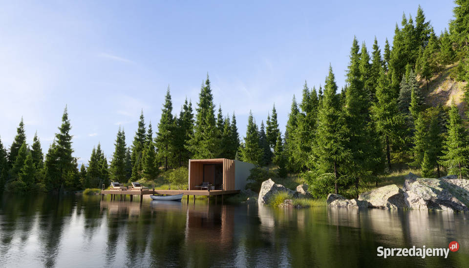 Dom modułowy dom nad jezioro dom szkieletowy kontener