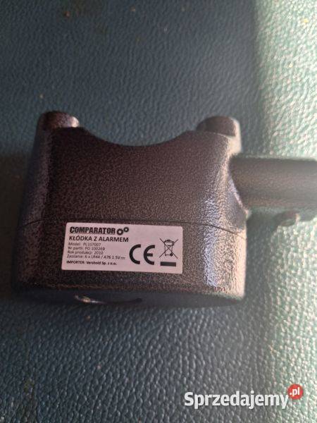kłódka z alarmem