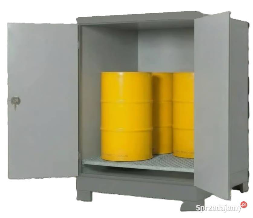 Szafa z wanną ociekową na 4 beczki 200 L Kielce