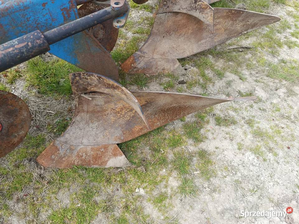 Pług 3 skibowy obrotowy overum agrolux Fiskars