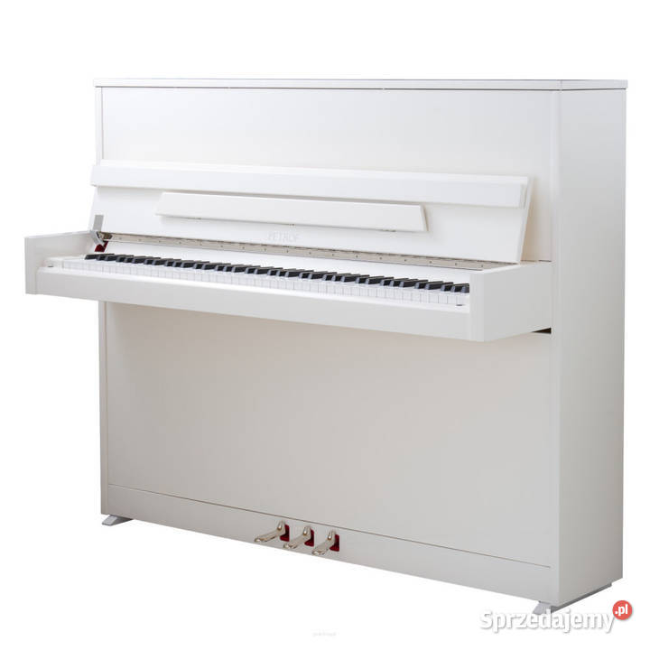 Pianino Petrof P118 Special biały połysk chrom Instrumenty Katowice