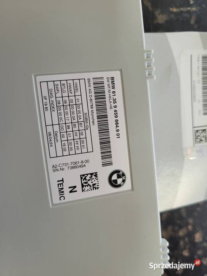 MODUŁ BMW 61359459684901 9459684 6135 9 459 6849 Radom