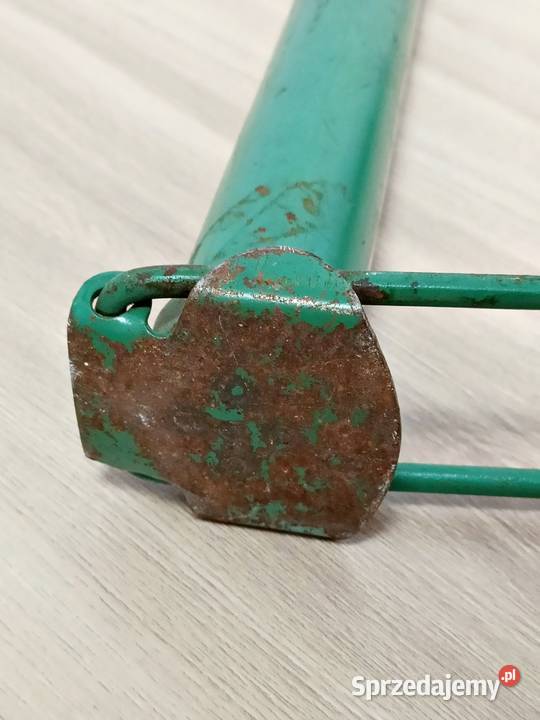 Stara pompka rowerowa zielona PRL Kraków