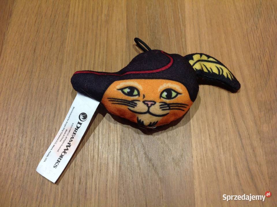 Brelok Pluszowy Kot w Butach BURGER KING lubuskie Nowa Sól