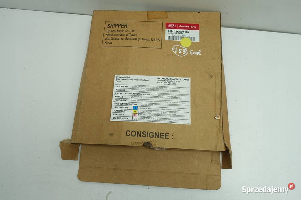 Kia Soul UCHWYT PRZEDNIEGO PASA BEZPIECZEŃSTWA Rudka