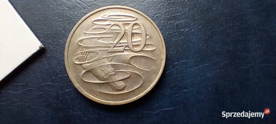 Stare monety 20 cent 1970 Australia Lesko