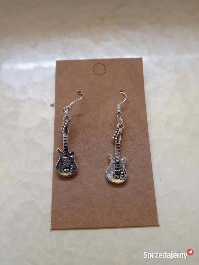 Kolczyki Gitary elektryczne handmade Sosnowiec