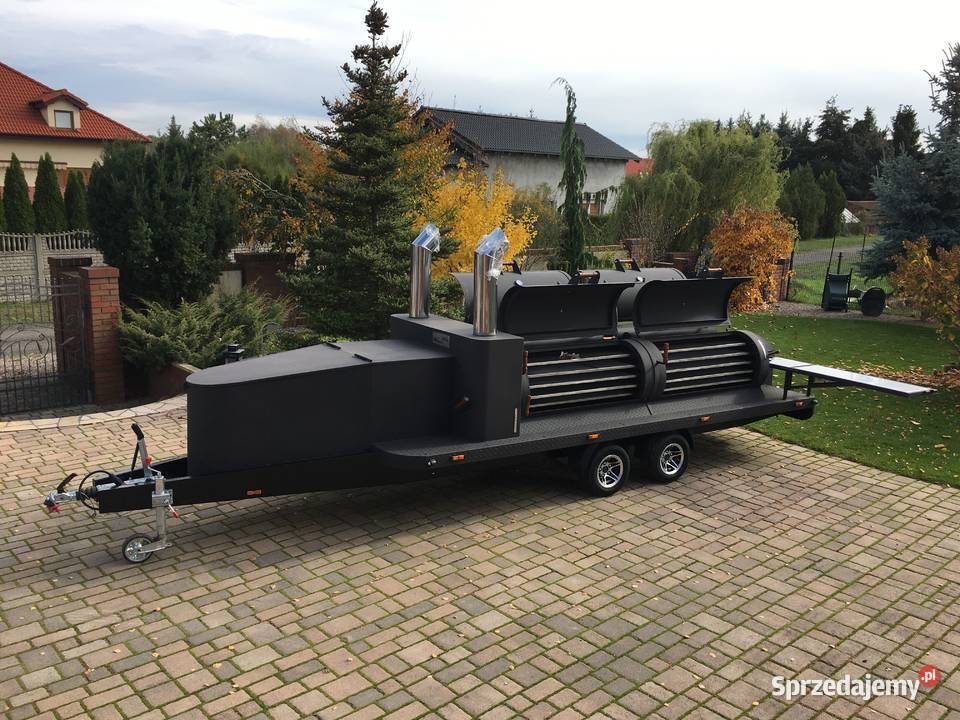 Smoker grill bbq Texas 4 xxl long mobilny grill wielkopolskie Golęczewo sprzedam