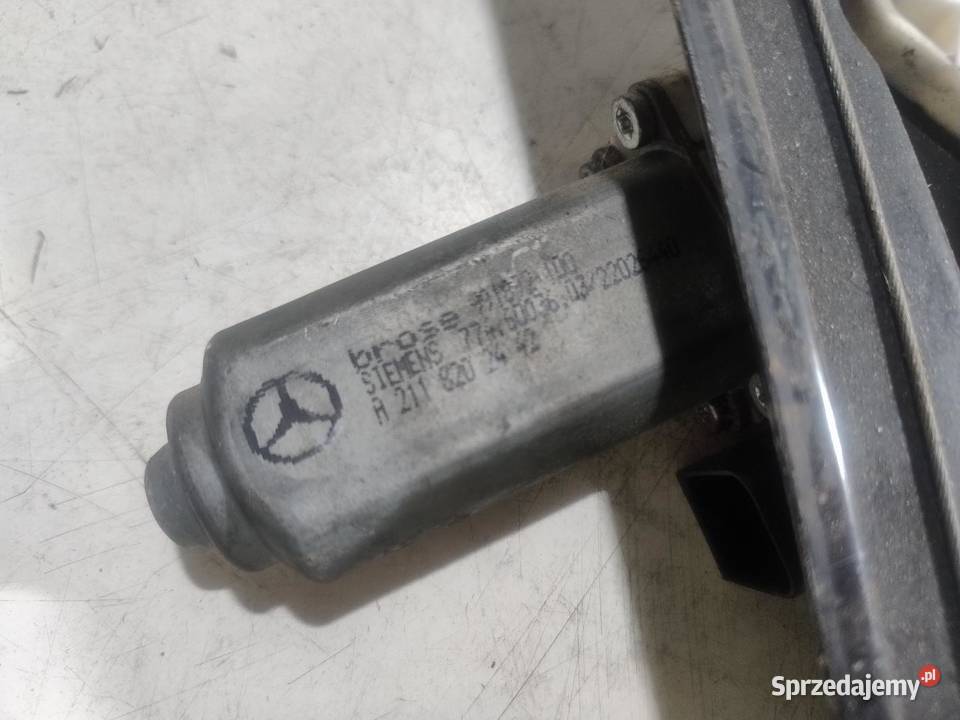 MECHANIZM PODNOŚNIK SZYBY PRAWY TYŁ MERCEDES