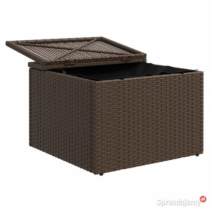 Stołek ogrodowy z poduszką brązowy 55x55x37 sprzedam