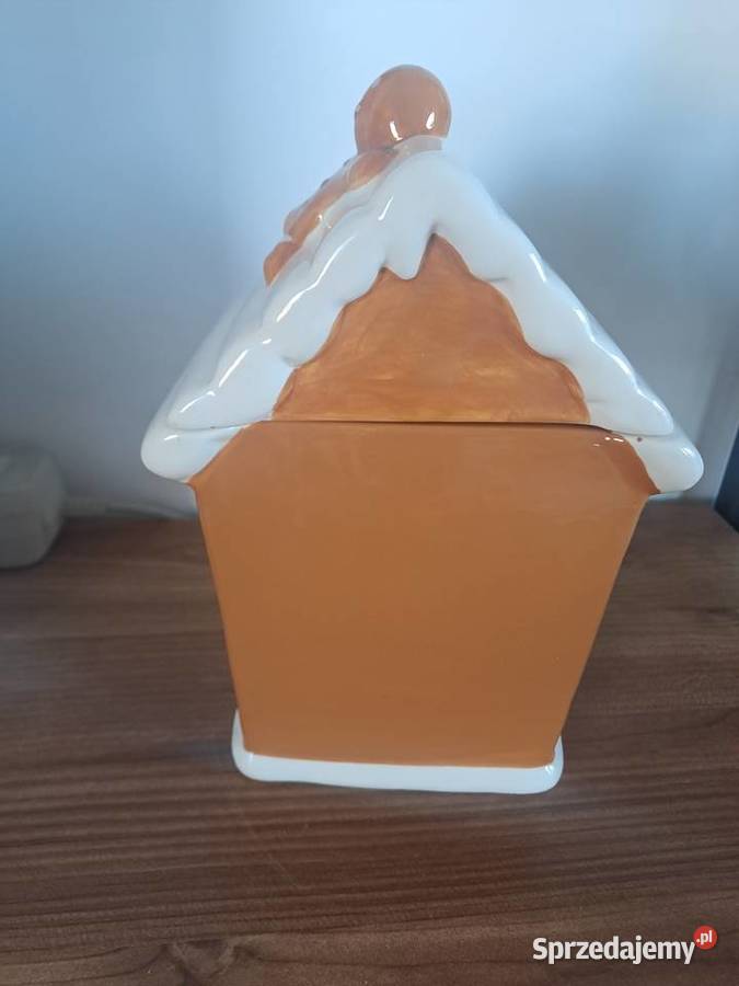 Świąteczny pojemnik do przechowywania domek z Pozostałe Warszawa