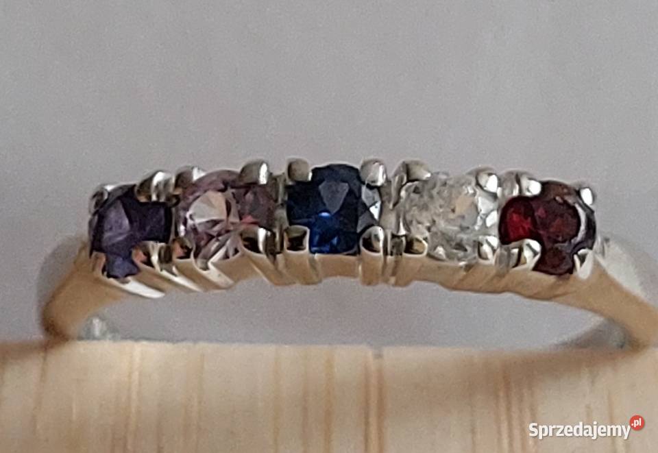 Pierścionek Damski Złoto 585 Tanzanite Szafir