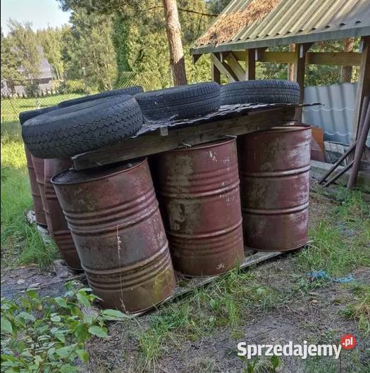 Beczki stalowe 200l żywicy warmińsko-mazurskie