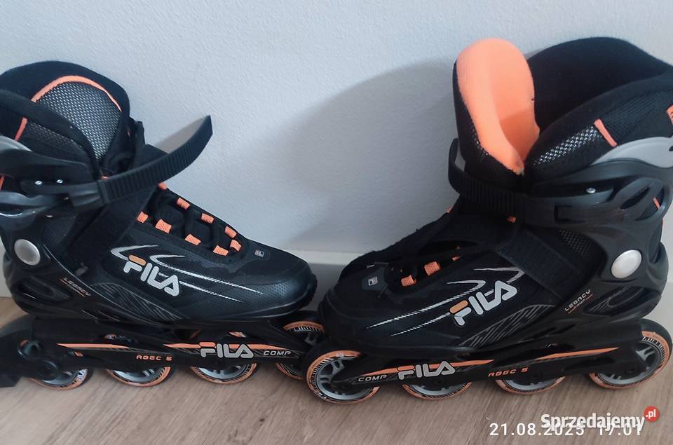 Rolki Fila damskie 38 dodatkowo ochraniacze i