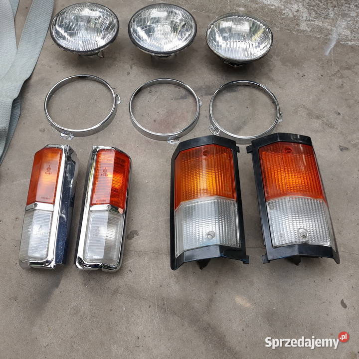 Wkłady lamp obwódki itp Fiat125p Leszno sprzedam