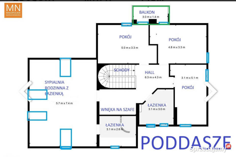 Ogłoszenie dom wolnostojący 260m2 Kraków