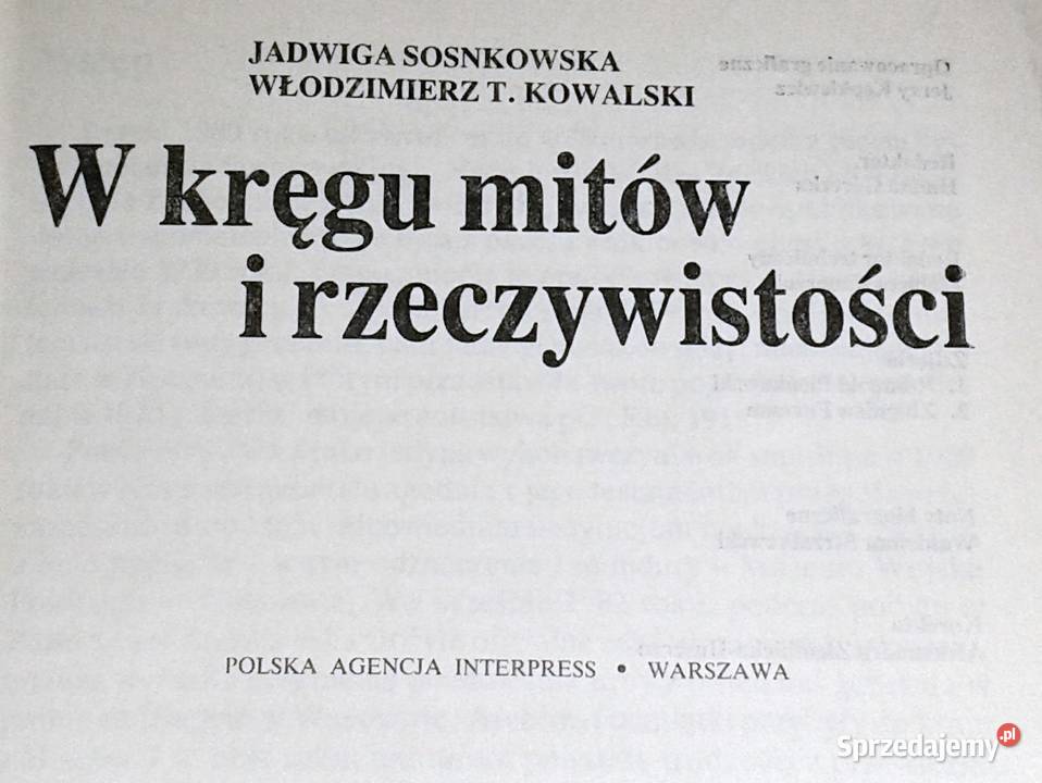 W kręgu mitów i rzeczywistości Włodzimierz T Chełm