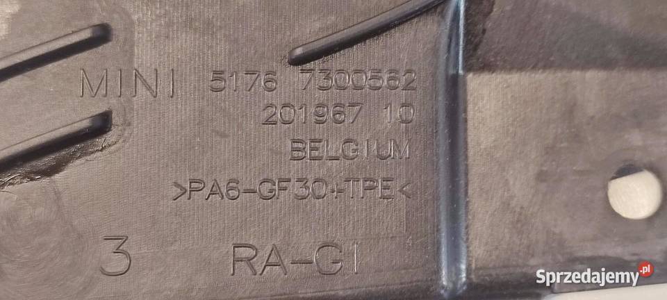 MINI F55 F56 OSŁONA PODSZYBIA PRAWA 7300562 osobowe