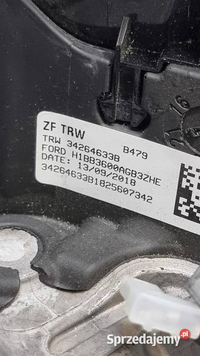 KIEROWNICA MULTIFUNKCJA H1BB3600AG FORD FIESTA osobowe Wyposażenie wnętrza