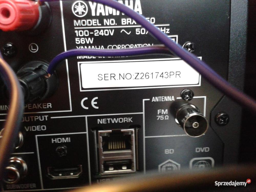 Yamaha PianoCraft MCR750 obsługa BlueRay 3D DVD
