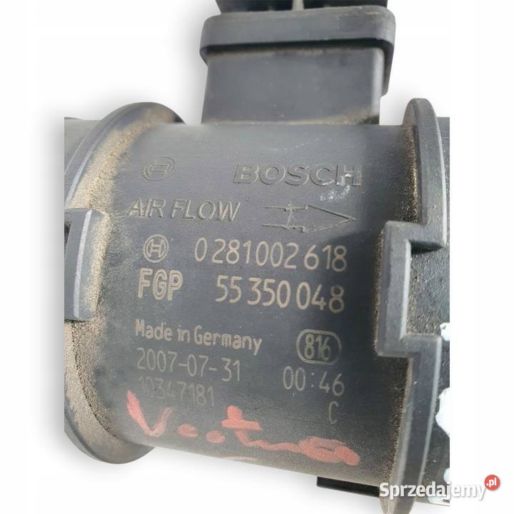 PRZEPŁYWOMIERZ Opel Vectra C 19 CDTI 55350048 Chełm