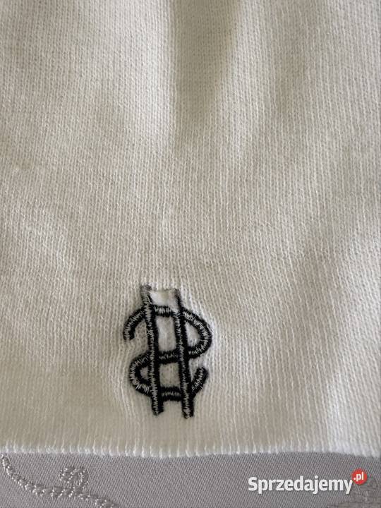 Czapka Zimowa Biała z Logo Dolara Streetwear Pozostałe