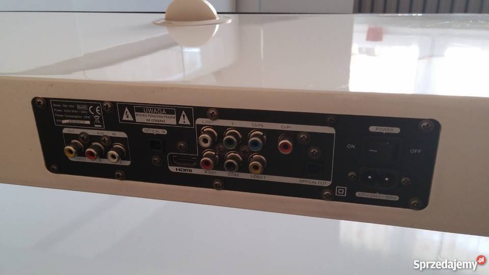 Szafka RTV multimedialna dotykowa biały połysk śląskie Tychy