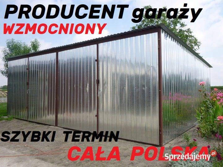 Garaż blaszany I gat 3x5 GARAŻE Cała Polska Pozostałe Wrocław
